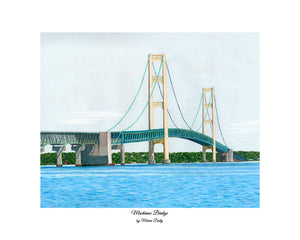 "Mackinac Bridge" Deely, Maria