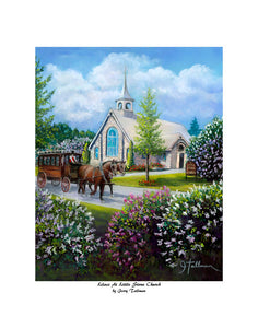 "Lilacs At Little Stone Church" Tallman, Jerry