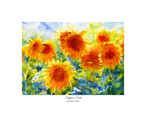 "Sunflower Field'' Tucker, Candice